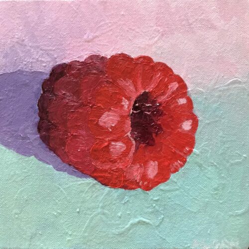 Raspberry oil on canvas Tracy Algar