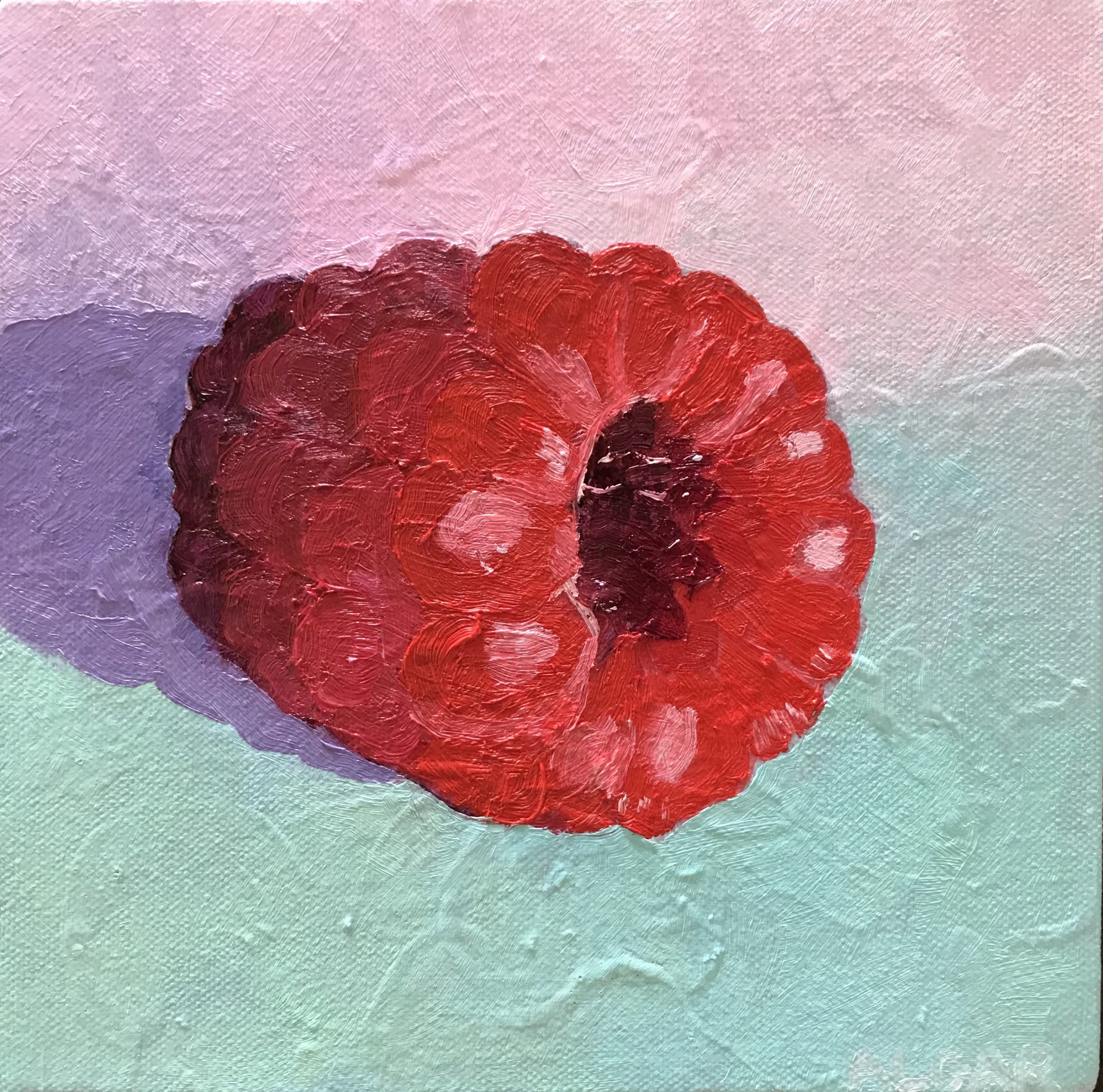 Raspberry oil on canvas Tracy Algar