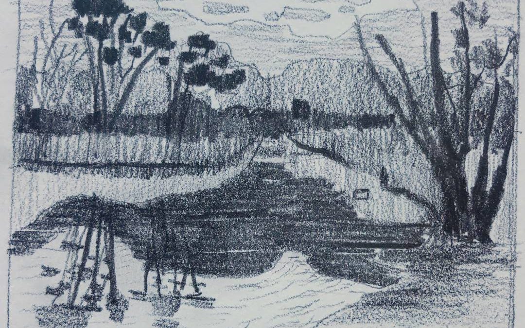 1/2-Day Plein Air Pencil Sketching Workshop
