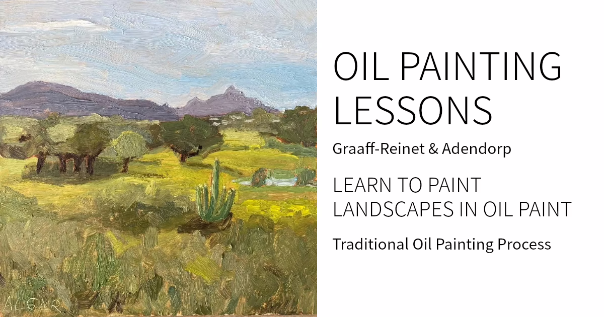 Oil painting lessons in Graaff-Reinet and Adendorp. Beginner friendly.