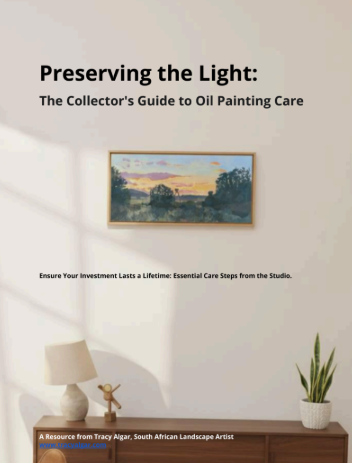 Presernving the Light - how to care for your oil and cold wax painting - Tracy Algar