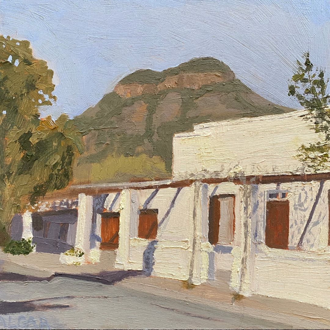 House in the Karoo Sun, an original painting by Tracy Algar