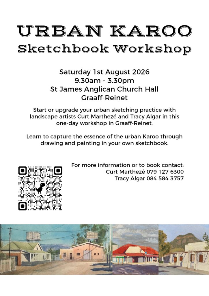 Urban Karoo Sketchbook Workshop with Curt Marthezé and Tracy Algar