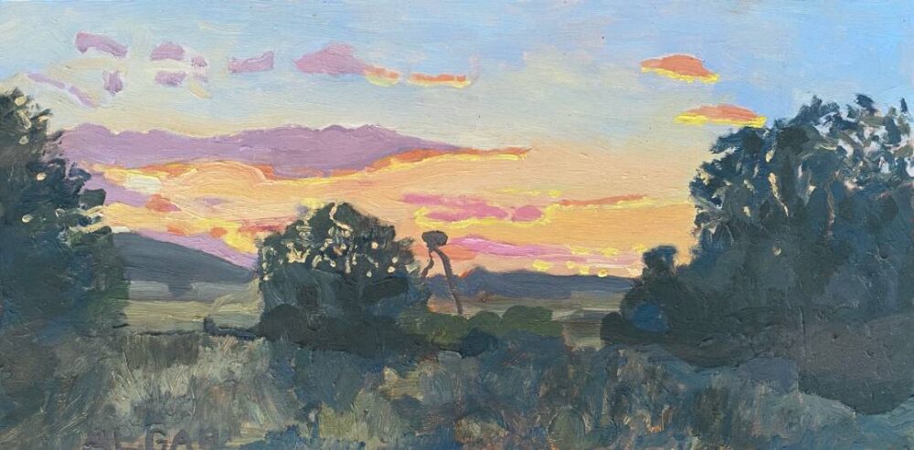© Tracy Algar - Autumn Sunset Adendorp - Karoo landscape, Graaff-Reinet