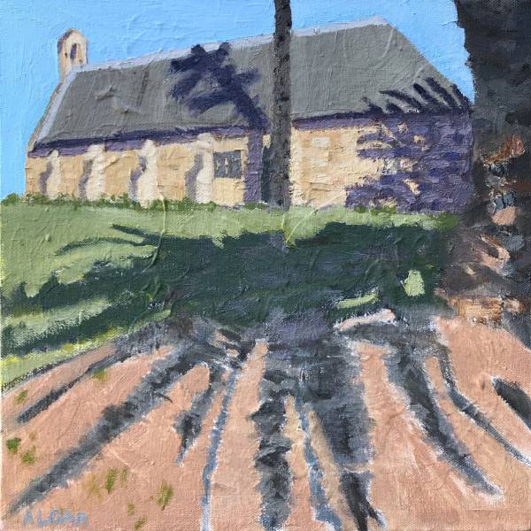 St Thomas Church Stanford - original contemporary South African landscape art - Tracy Algar